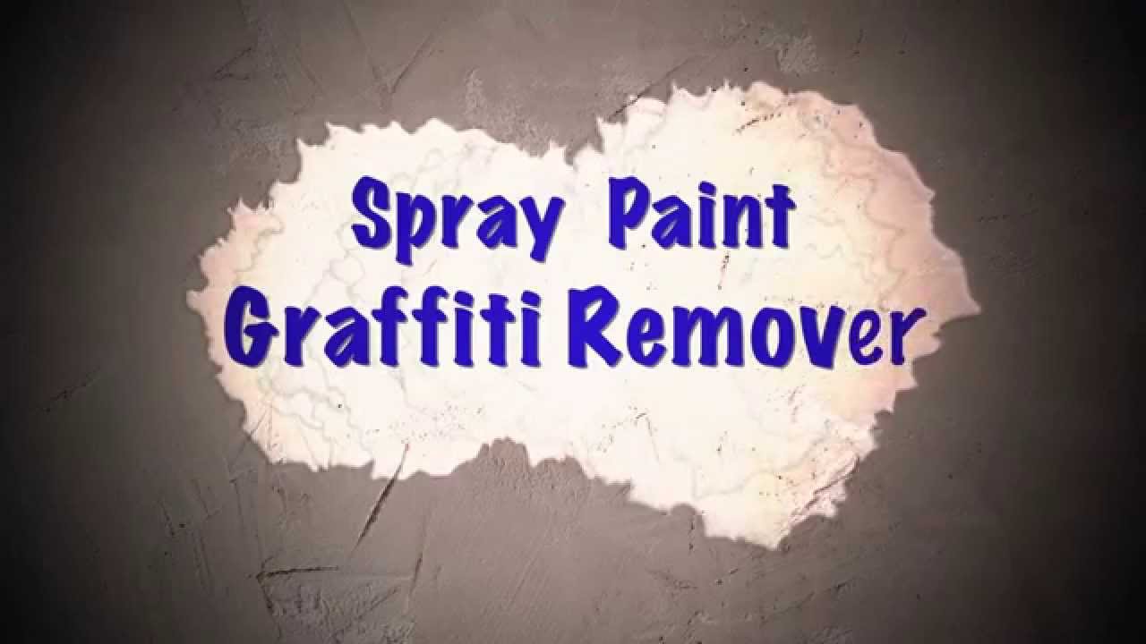 Dr. Frank LIFT OFF Spray Paint Graffiti Remover (broll) YouTube