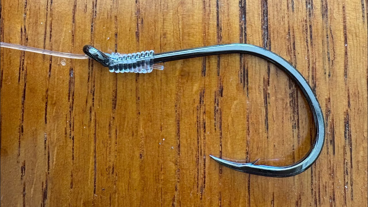 The right way to snell a fishing hook 