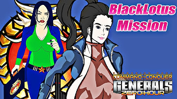 Command & Conquer Generals Zero Hour Custom Mission - Blacklotus Mission