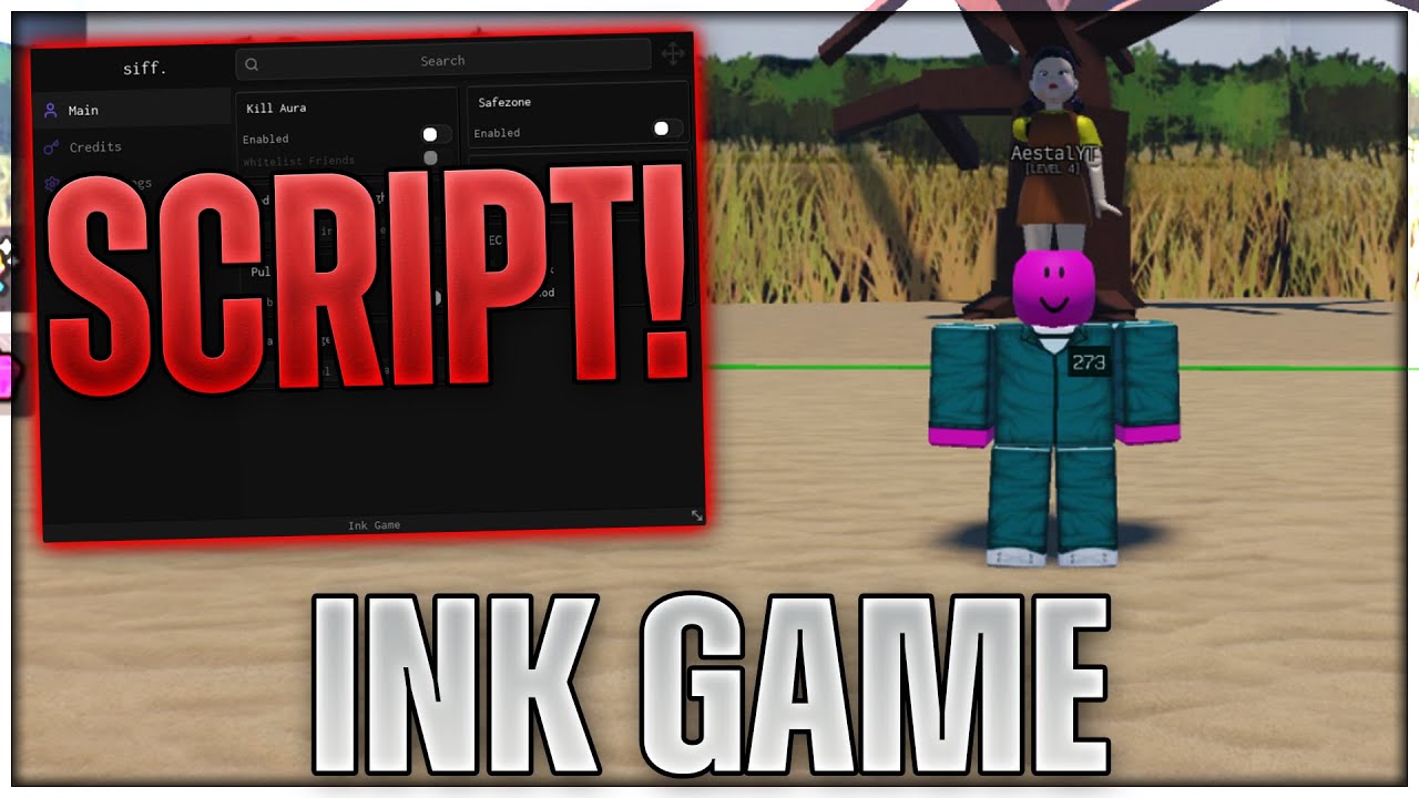 Ink Game Script Hack | Kill Aura, Win Games, Glass Vision & MORE!