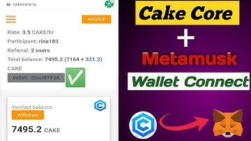 How to Connect Cake Core Wallet to Metamusk: A Step by Step Guide #Cake_Core #@Rifat183