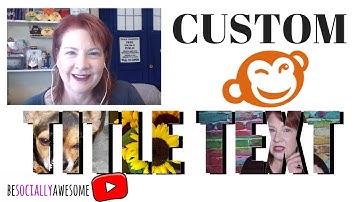 PicMonkey Hacks | Custom Filled Text | LIVE Replay