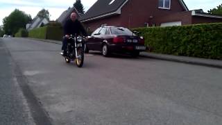 Simson s50 Cafféracer Umbau Probefahrt