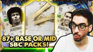 NO WAY?!😱 OPENING x14 87+ BASE OR MID ICON UPGRADE SBC PACKS! FIFA 23 ULTIMATE TEAM