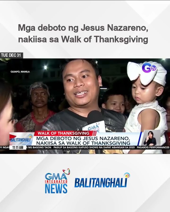Mga deboto ng Jesus Nazareno, nakiisa sa Walk of Thanksgiving | Balitanghali