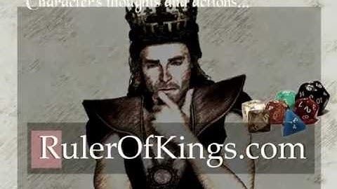 Rule Of Kings Medieval Fantasy Text Role-Playing Game