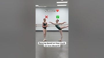 Ballet based on how much we love dessert! 🧁🍪🍫 #ballet #shorts