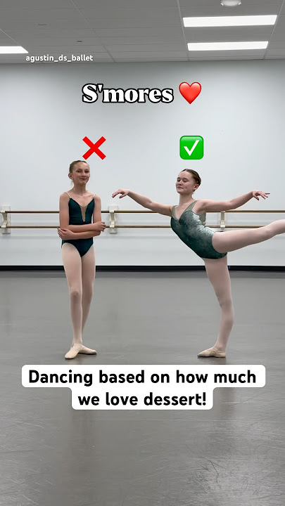Ballet based on how much we love dessert! 🧁🍪🍫 #ballet #shorts