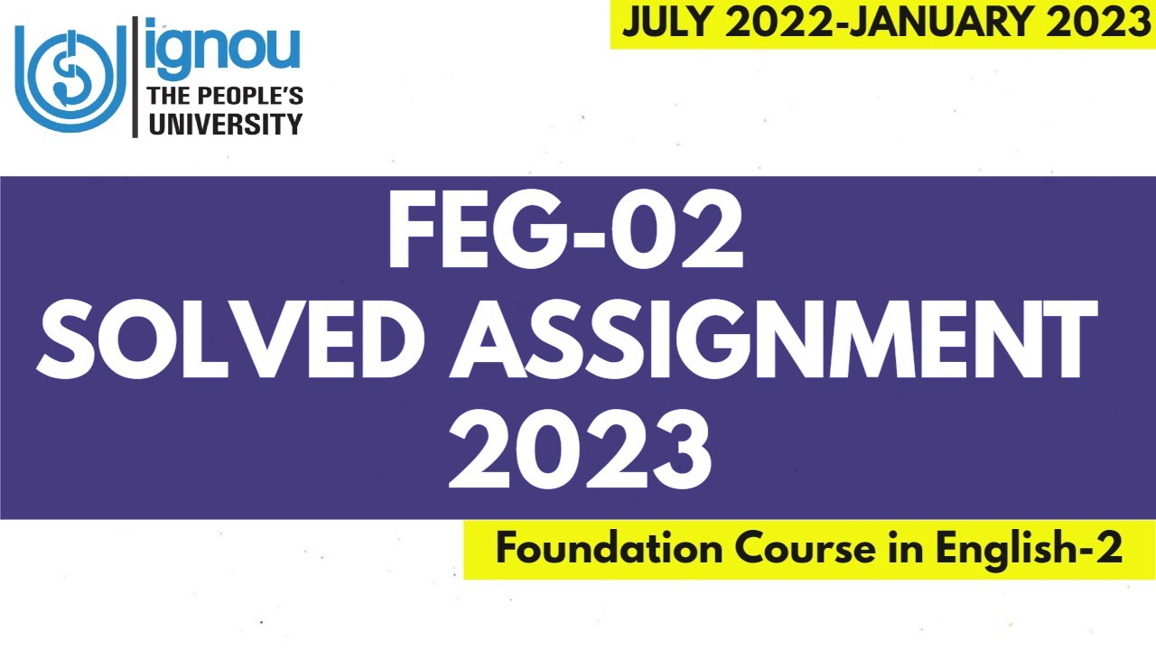 feg 02 solved assignment 2022 23