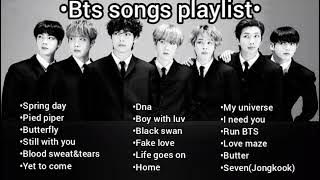 BTS~SOFT PLAYLIST....•songs for chilling•