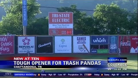 Trash Pandas lose season opener against Chattanooga Lookouts