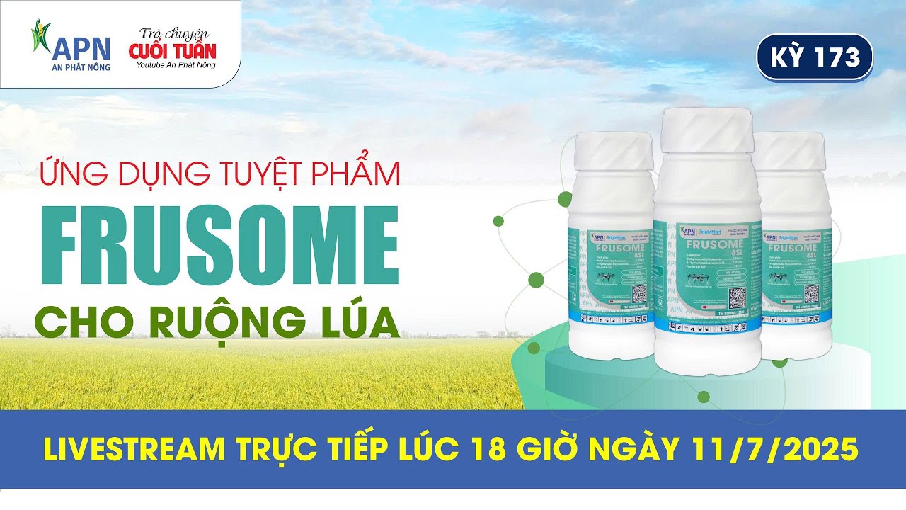 APN - ỨNG DỤNG TUYỆT PHẨM FRUSOME CHO RUỘNG LÚA | TRÒ CHUYỆN CUỐI TUẦN KỲ 173