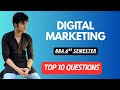 Top 10 MOST IMPORTANT Questions | Digital Marketing (BBA 6th Sem)