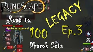 Runescape Legacy Road to 100 Dharok sets W/ Commentary Episode 3 - The rageeeeeee