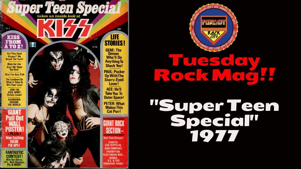 Журнал KISS во вторник! KISS SUPER TEEN SPECIAL 1977