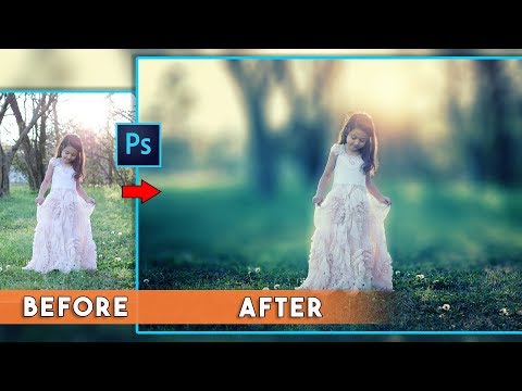 How to Make Perfect Blur Background with Color Correction in Photoshop