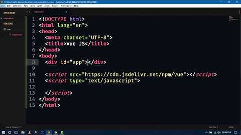 #1 Vue.js Introduction, Features & Creating First Hello World App Using Vue Js | Beginner
