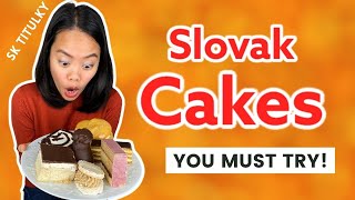 Slovak husband test me how much I know about SLOVAKIA! | I tried FAMOUS Slovak cakes | Zakusky