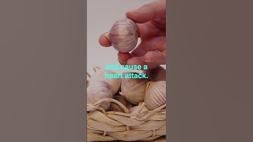 If you eat 1 to 2 cloves of raw garlic a day, you could prevent heart attacks and formation of clot