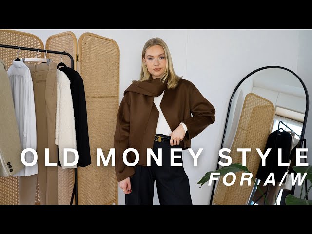 HOW TO DO OLD MONEY STYLE IN AUTUMN/WINTER