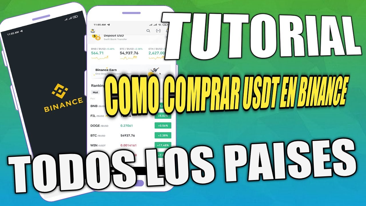 TUTORIAL COMPRAR USDT EN BINANCE] 💰 DOLARES DESDE TODOS