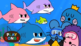 Baby shark | The sharks & playsongs family | Nursery Rhymes for Babies | Playsongs