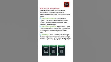 What is 3-tier architecture?