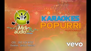 Video thumbnail of "KARAOKE POPURRI DE CUMBIAS - LAS MAS PERRONAS 2021"