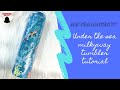 Under the sea Milky Way tumbler tutorial