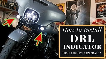 DRL-indicatoren installeren - Harley-Davidson STREET GLIDE (HOG LIGHTS AUSTRALIA)