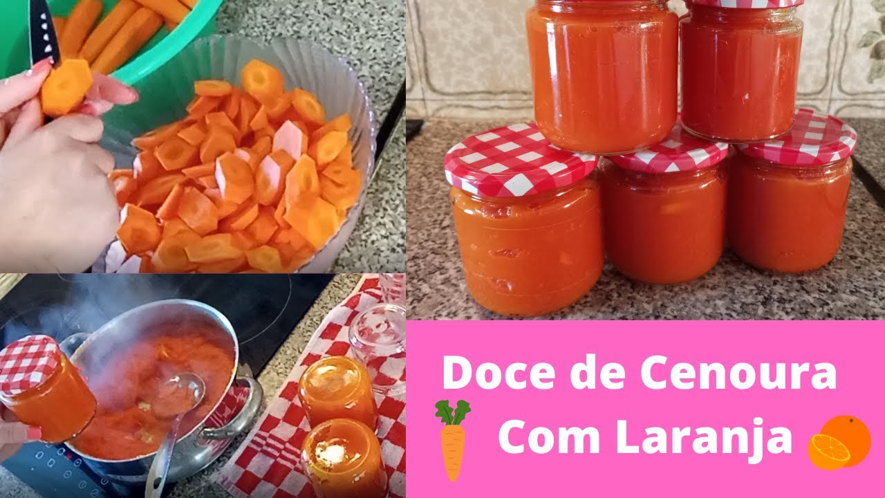 Doce de Cenoura e Laranja