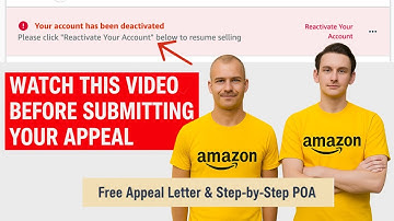 Amazon Seller Suspension/Deactivation FIXED in 24 HOURS! ✅