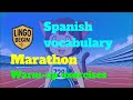 Spanish vocabulary for Beginners | Marathon | Warm-up exercises|English subtitles