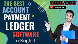 accounts payable and receivable ledger software in English#accounting #ledgeraccounts #ledgerinexcel screenshot 2