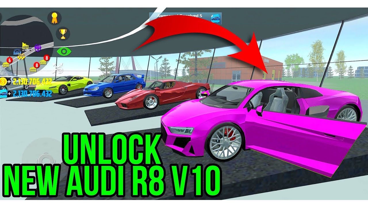 Car Simulator 2 Update | Unlock New Audi R8 V10 - Android Gameplay ...