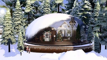 Snow Globe • The Sims 4 • No CC | Slow Motion