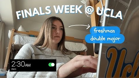 Finals Week Vlog | Study With Me for Exams