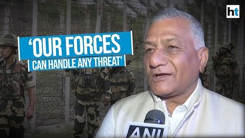 India’s forces always ready to counter any threat: Union Minister VK Singh