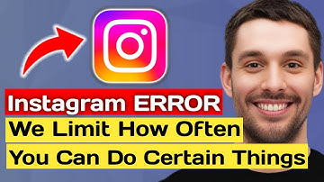 We Limit How Often You Can Do Certain Things On Instagram Like Following To Protect Our Community