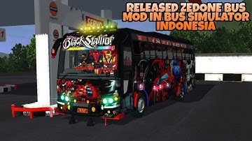 Released Zedone Bus Mod In Bus Simulator Indonesia - Bussid Bus Mod - Bussid Car Mod - Bussid