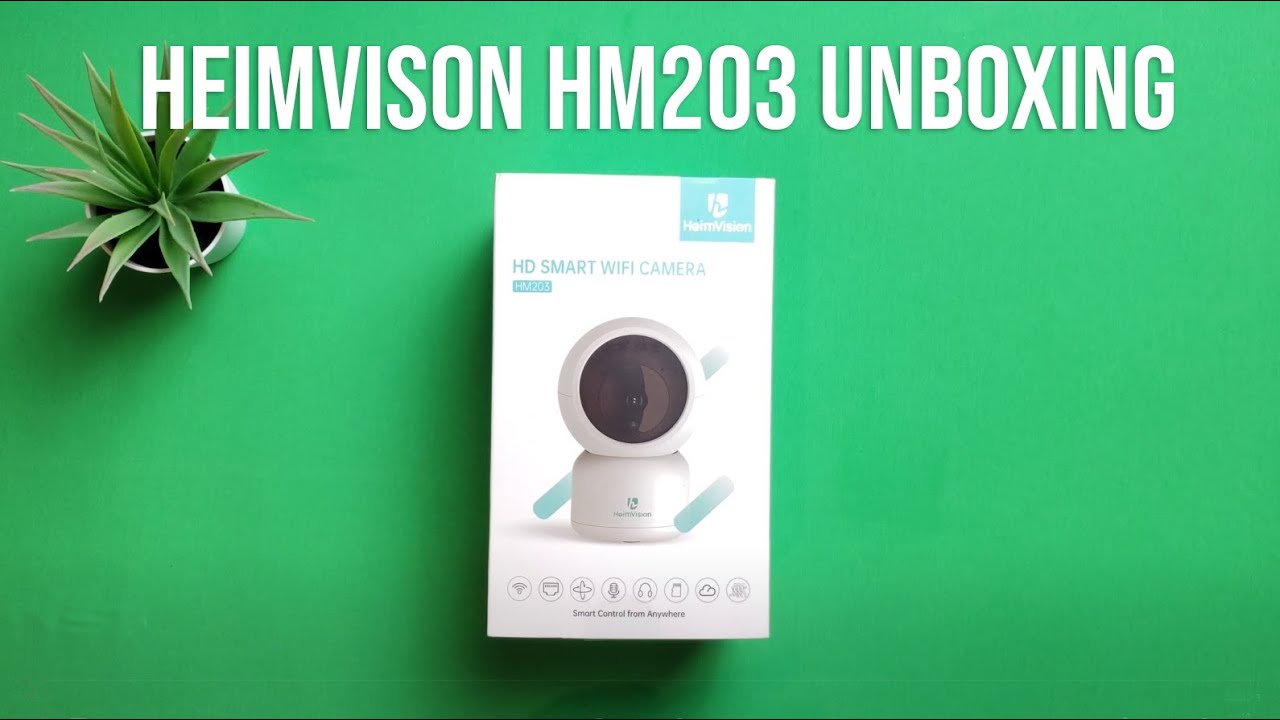 Unboxing of the HeimVision HM203 Indoor Security Camera