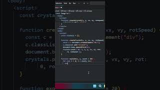 INSANE Neon Crystal Explosion 💎🔥 #coding #programming #python #programmingforbeginners #css #html