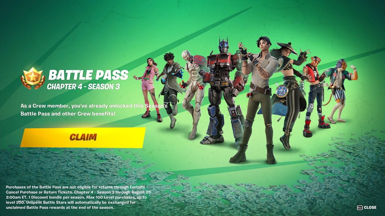 Fortnite Chapter 4 Season 3 Battle Pass: All Outfits and Rewards -  Meristation