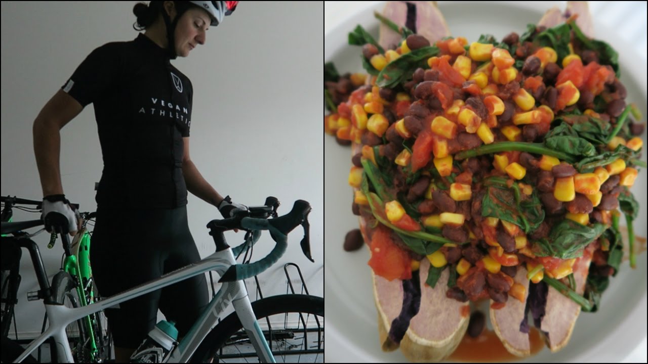 Everything I did and ate today as a plantbased cyclist