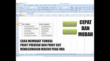 MUDAH !! CARA MEMBUAT TOMBOL PRINT & PRINT PREVIEW DI M.EXCEL MENGGUNAKAN VBA - SEPUTAR EXCEL
