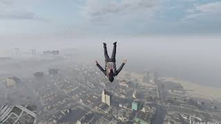GTA - Flying Around With mod - Hancock Mode