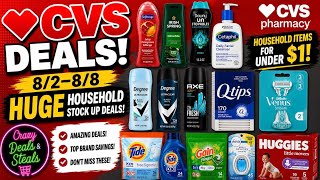 8/2 CVS DEALS *13 MUST DO CVS DEALS* $0.99 Household Products & 3 Spend $30 Get $10 ECB Deals!