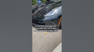 Corvette RUINED by TURO GUEST! #turo