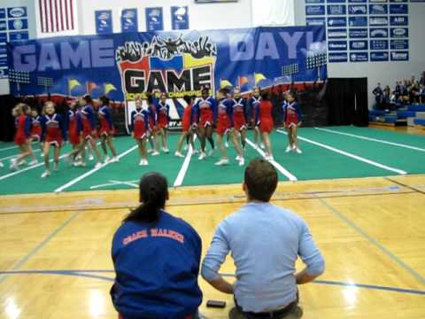 Crosby Middle School Cheerleaders Game Day 2009