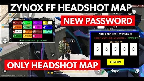 ZYNOX FF HEADSHOT MAP NEW PASSWORD | NO BODY ONLY HEADSHOT MAP | pt 22